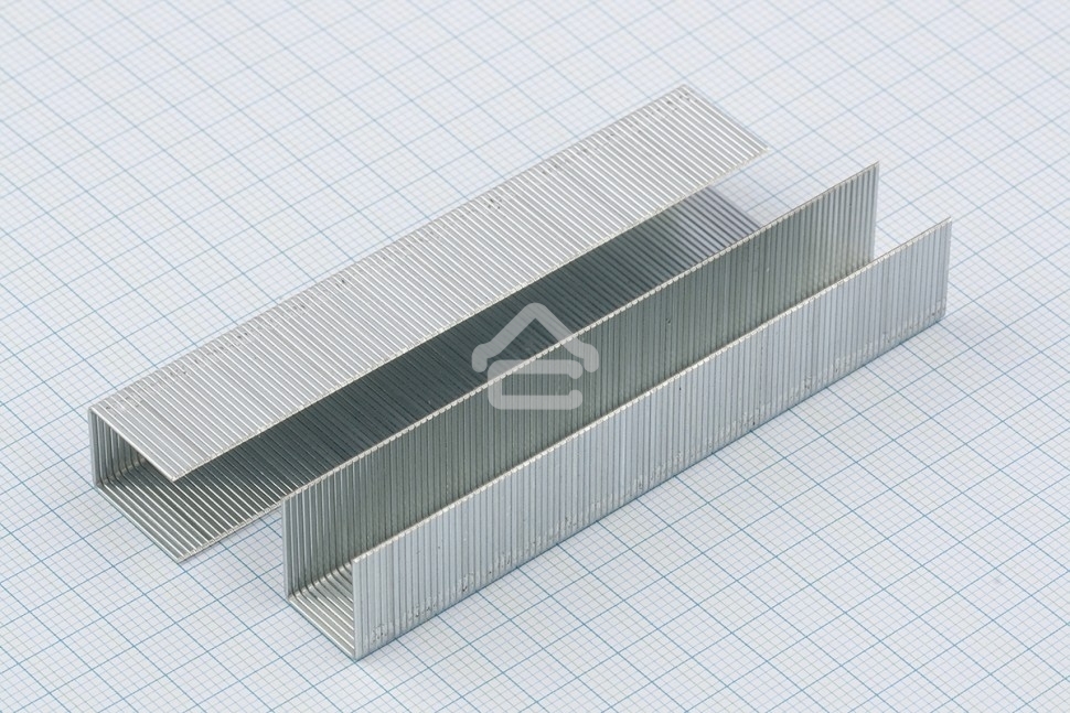 Скобы Gross 41714, 14 мм, для мебельного степлера, усиленные, тип 53, 1000 шт.