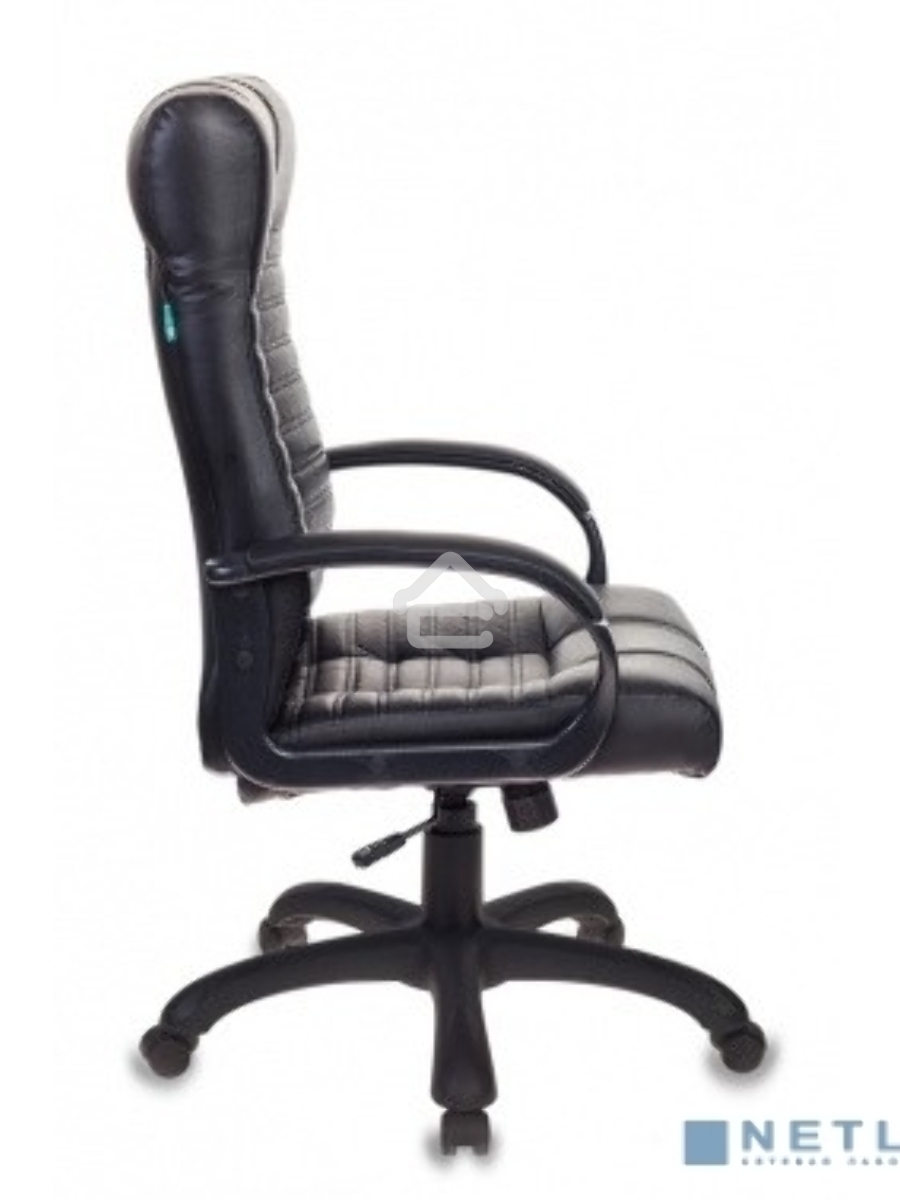 Кресло руководителя Бюрократ KB-10/BLACK черный, искусственная кожа