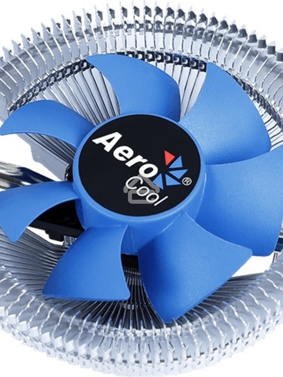 Кулер для процессора AeroCool / Formula Verkho I серебристый, 80 мм, алюминий, 2500 об/мин, 29.7 дБ, 4 pin, 90 Вт, 45 мм