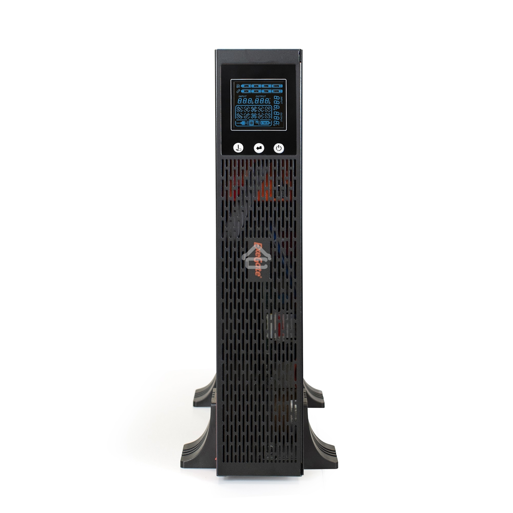 Источник бесперебойного питания Pure Sine Wave ExeGate SinePower UHB-2000.LCD.AVR.C13.RJ.USB.2U <2000VA/1600W,8*C13,RM/Tower>