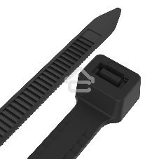 Хомут-стяжкa нейлоновая с тройным замком Rexant 300x4,8 мм, черная, упаковка 100 шт.