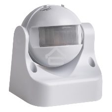 Датчик движения Rexant настенный ДДС 02, 180°, 1200 Вт, 10-2000 Лк, 12 м, 10-420 сек. IP44