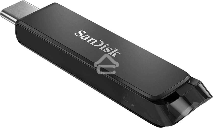 Флешка USB SanDisk CZ460 Ultra (SDCZ460-064G-G46), 64Gb, USB Type-C, R/W 150/30, черный