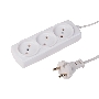 Удлинитель PROconnect STANDARD 3 гнезда, 3 м, 2х0.75 мм² , б/з, белый
