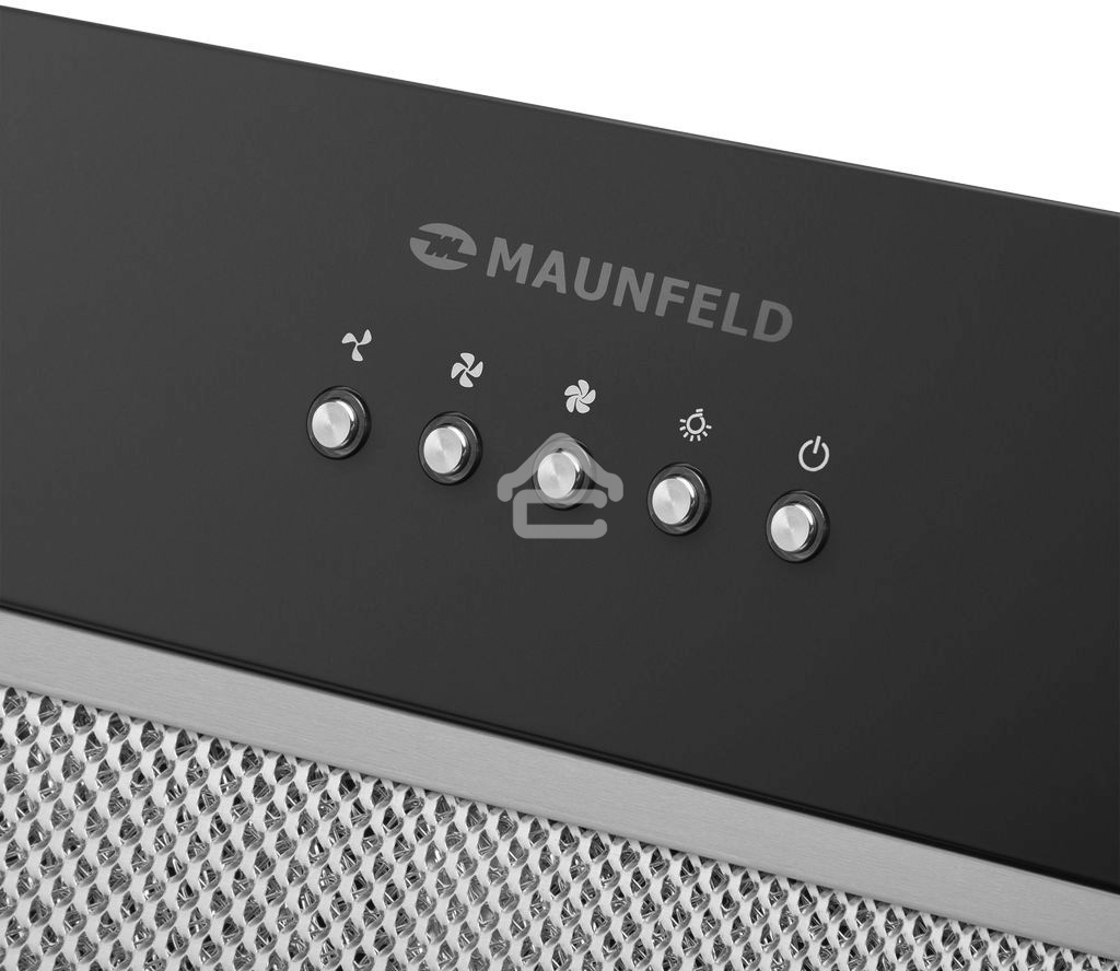 Вытяжка встраиваемая Maunfeld Trapeze 602M черный, 60 см, 1150 куб. м/ч, 54 дБ