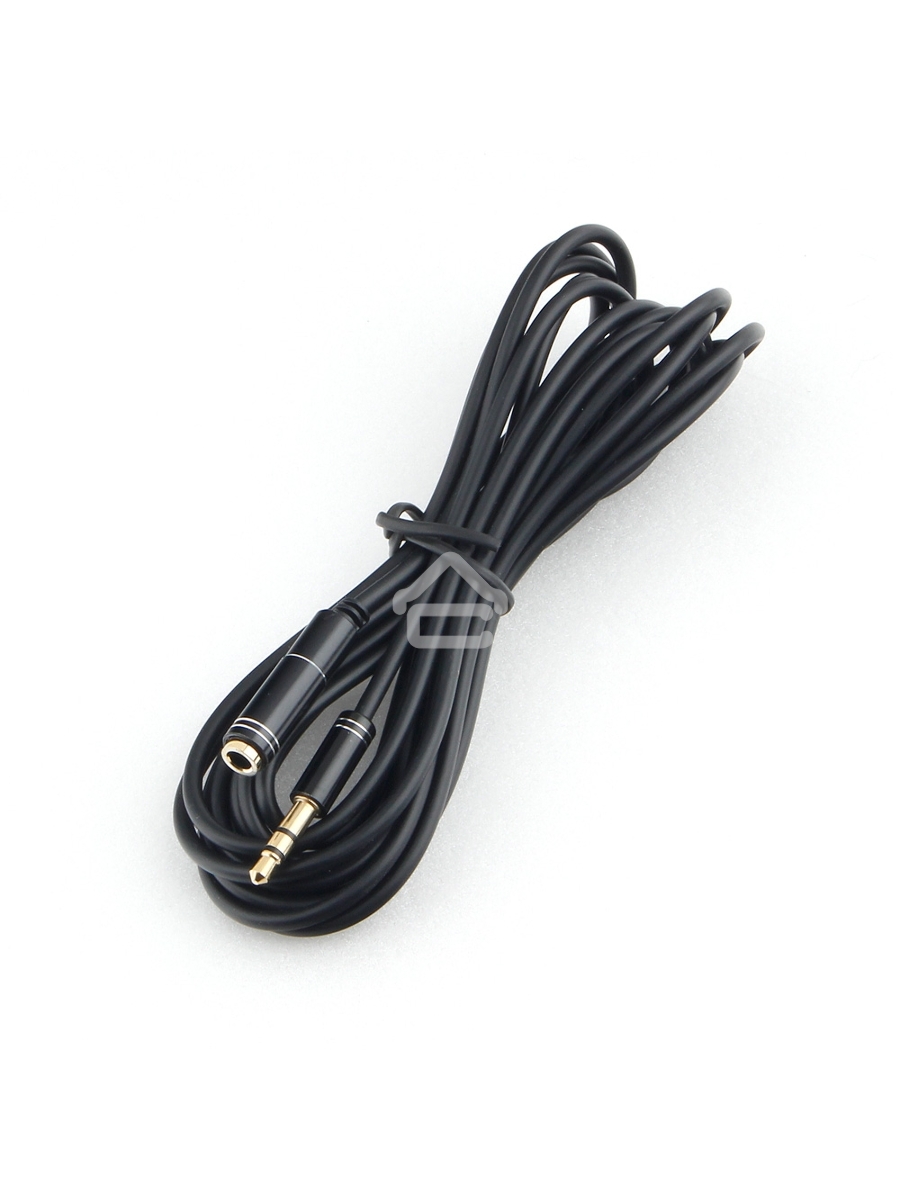 Кабель аудио удлинительный Cablexpert CCAB-02-35MF-3MB. 3.5 Jack (M)/3.5 Jack (F), черный, 3м, блистер