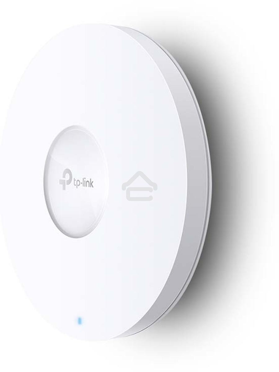 Точка доступа TP-Link 11AX dual-band ceiling access point, up to 1200 Mbit / s at 5 GHz and up to 574 Mbit / s at 2.4 GHz, 1 10/100/1000Mbps LAN port, support PoE 802.3at standard, support BSS coloring, Seamless Roaming, Mesh, Band Steering, Airtime Fairn
