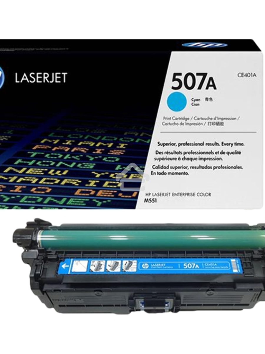 Картридж лазерный HP CE401A голубой для CLJ M551 6000стр.