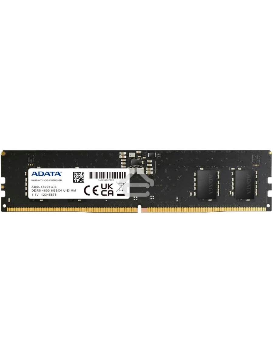 Оперативная память ADATA, DDR5, 8GB (1x8GB), 4800MHz, CL40, UDIMM