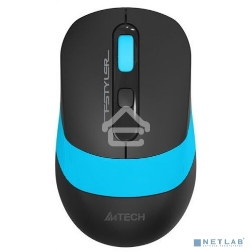 Клавиатура + мышь A4 Fstyler FG1010 клав:черный/синий мышь:черный/синий USB беспроводная Multimedia