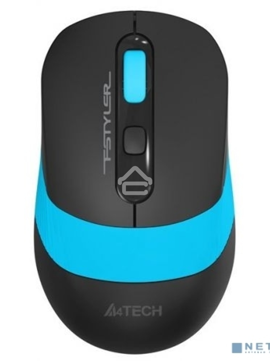 Клавиатура + мышь A4 Fstyler FG1010 клав:черный/синий мышь:черный/синий USB беспроводная Multimedia