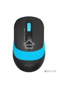 Клавиатура + мышь A4 Fstyler FG1010 клав:черный/синий мышь:черный/синий USB беспроводная Multimedia