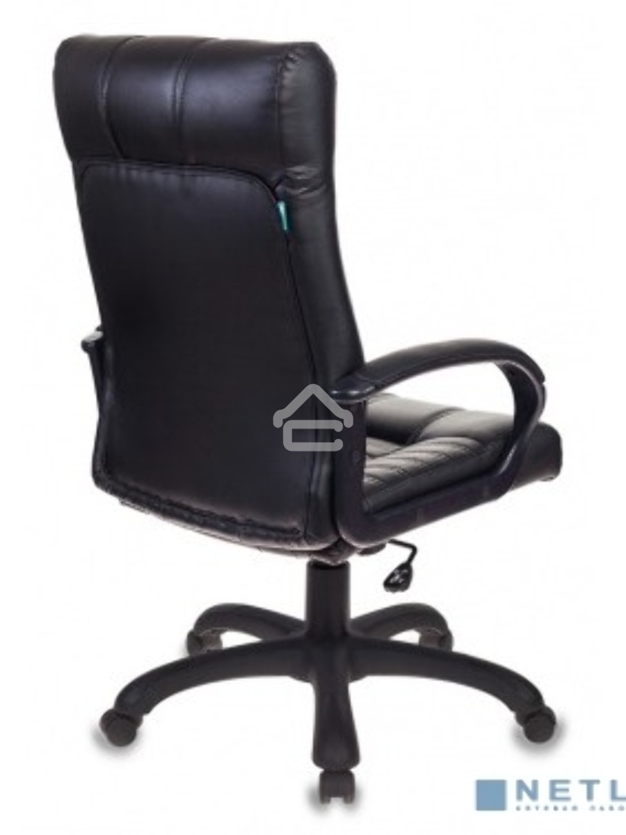 Кресло руководителя Бюрократ KB-10/BLACK черный, искусственная кожа
