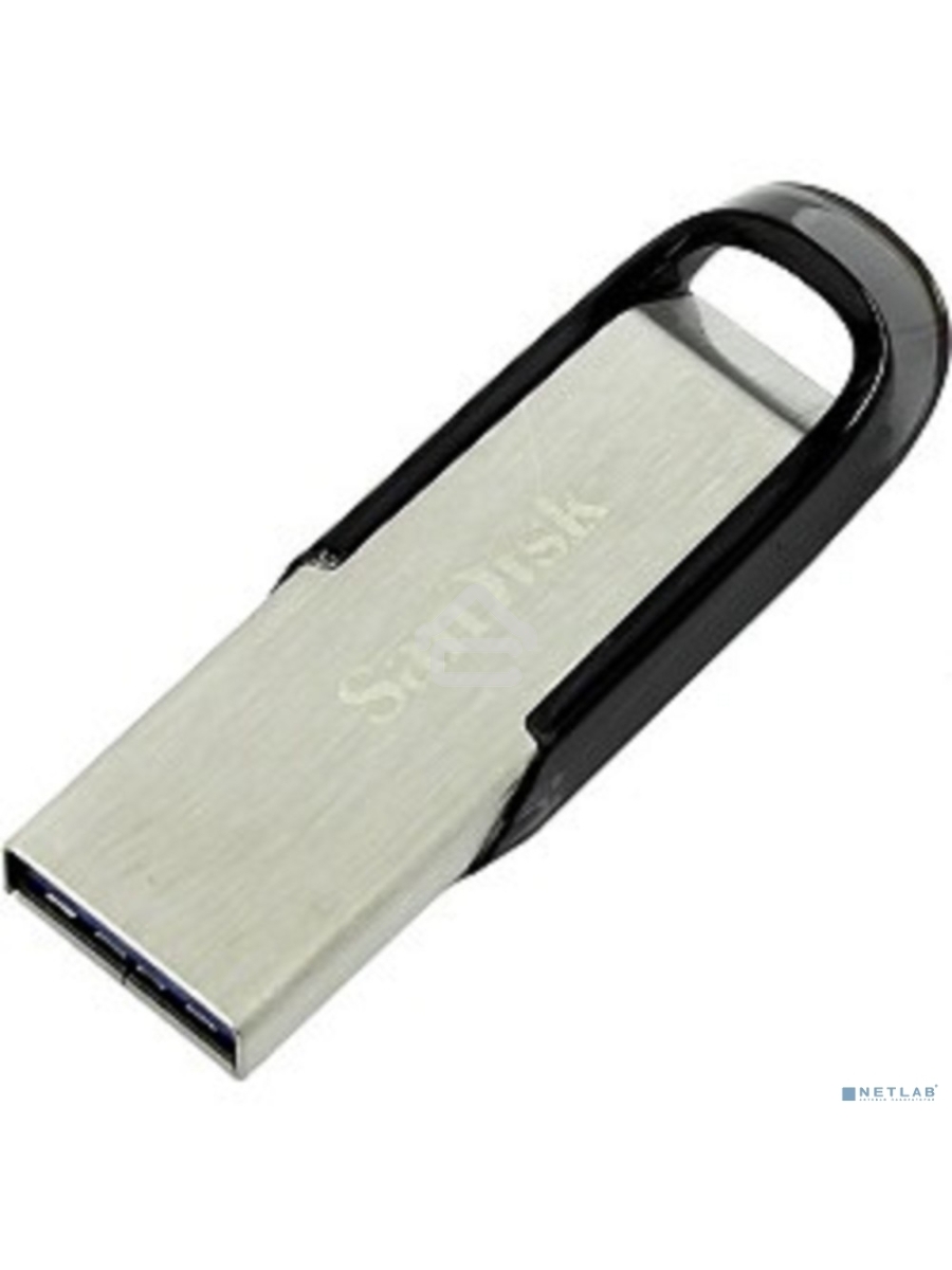 Флеш диск Sandisk 64Gb Cruzer Ultra Flair SDCZ73-064G-G46 USB3.0 серебристый/черный