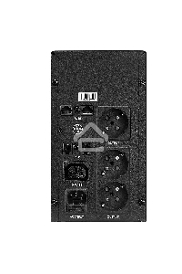 Источник бесперебойного питания CROWN ИБП CMU-SP800EURO {800VA, металл,1x12V/9AH, розетки 3*EURO+1*IEC bybas} CM000001492