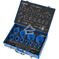 Набор коронок ЗУБР ЭКСПЕРТ 29531-H1Bi-metal глубина сверл.38мм d14/20/22/25/30/35/40/51/60/64/67мм
