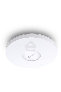 Точка доступа TP-Link 11AX dual-band ceiling access point, up to 1200 Mbit / s at 5 GHz and up to 574 Mbit / s at 2.4 GHz,  1 10/100/1000Mbps LAN port, support PoE 802.3at standard, support BSS coloring, Seamless Roaming, Mesh, Band Steering, Airtime Fair