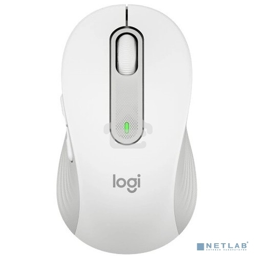 Мышь беспроводная Logitech Signature M650 белый, 4000 dpi, радиоканал, Bluetooth, USB, кнопки - 5
