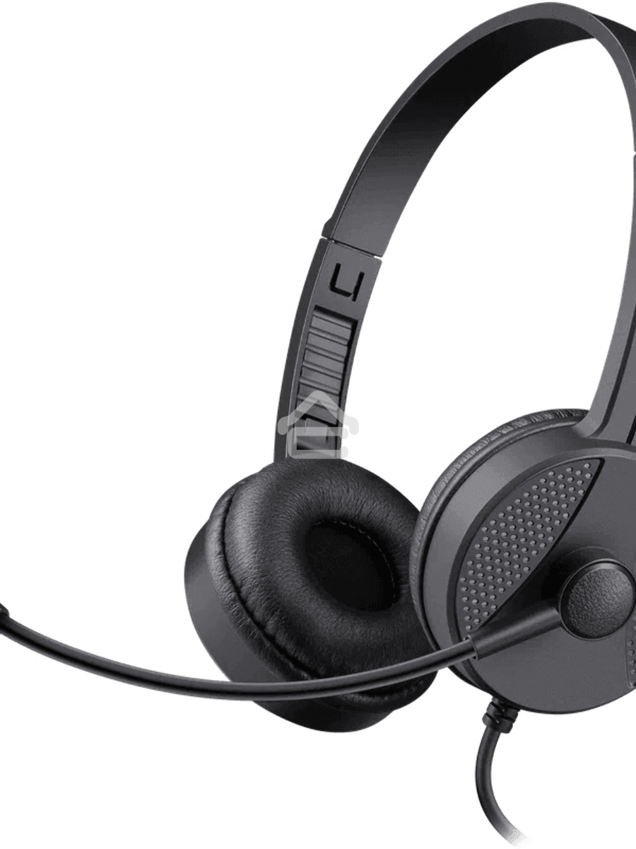Гарнитура проводная Defender Tune 160 (черный, провод 1.8 м) (63164)