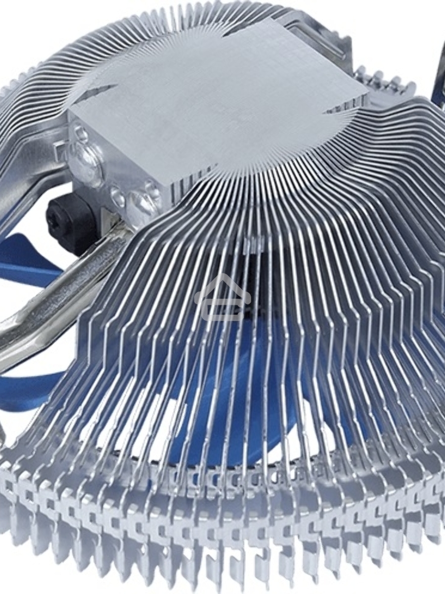 Кулер для процессора AeroCool / Formula Verkho I серебристый, 80 мм, алюминий, 2500 об/мин, 29.7 дБ, 4 pin, 90 Вт, 45 мм