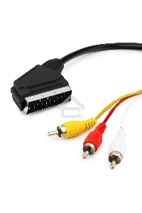 Кабель аудио/видео Gembird 1 x RCA x 3 (male) / 1 x SCART (male), 1.8 м