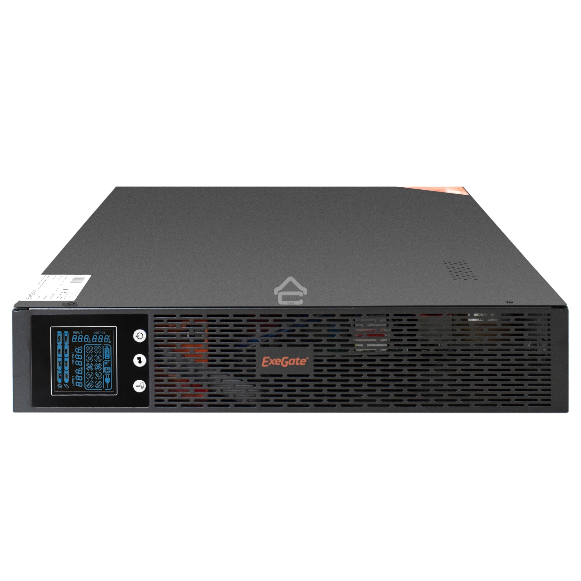 Источник бесперебойного питания Pure Sine Wave ExeGate SinePower UHB-2000.LCD.AVR.C13.RJ.USB.2U <2000VA/1600W,8*C13,RM/Tower>