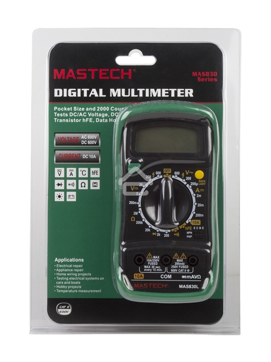 Портативный мультиметр MAS830L MASTECH