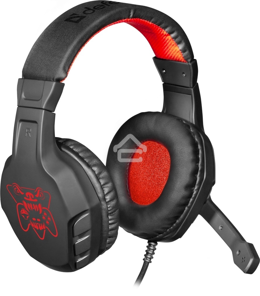 Гарнитура Defender GAMING CUJO BLACK/RED