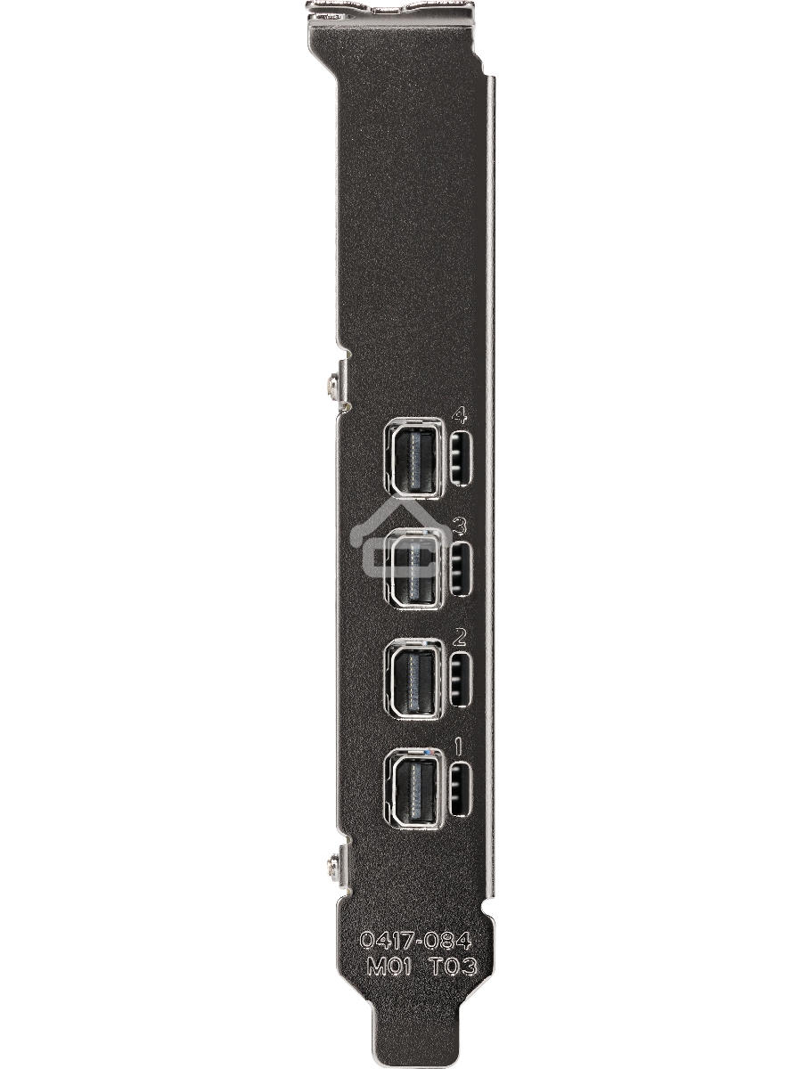 Видеокарта PNY GPU NVIDIA VCNT1000-8GB-SB PCI-Express 3.0 x16, LP8 GB GDDR6 128-bit, 4x Mini DP 1.4, 1x LP bracket.