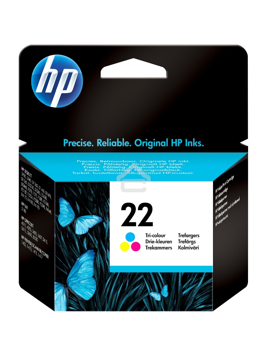 Картридж струйный HP 22 C9352AE многоцветный для HP DJ 3920/3940/PSC 1410 (165стр.)