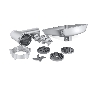 Мясорубка Maunfeld MMG.3000S, металлик