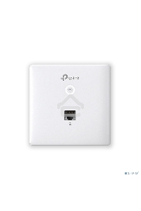 Точка доступа TP-Link Omada AC1200 wireless MU-MIMO Gigabit wall-plate Access Point, 1 Gigabit downlink port, 1 gigabit uplink port, 802.3af/at PoE in, wall plate mounting, support standalone mode and controlled by Omada SDN controller (Software/hardware/