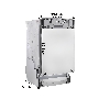 Встраиваемая узкая посудомоечная машина AEG FSE73507P ,загрузка на 10 комплектов посуды, сенсорное управление, 7 программ, 44.6x55x82 см, черный