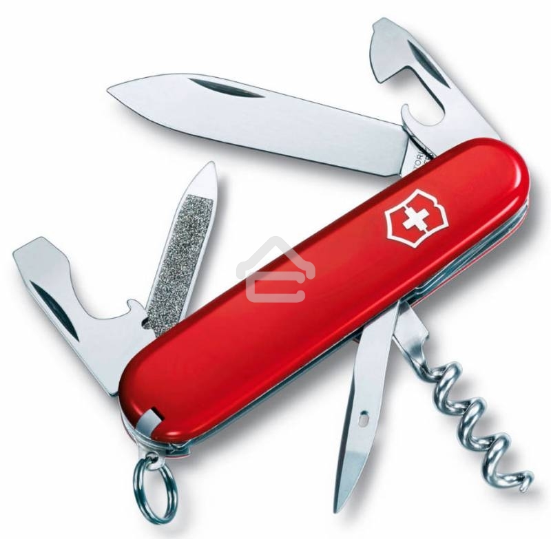 Нож перочинный Victorinox Sportsman (0.3803) 84мм 13 функций красный карт.коробка