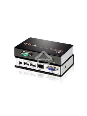Переключатель ATEN CE700A-D(AT-G) Удлинитель, SVGA+KBD+MOUSE USB ATEN, 150 метр., HD-DB15+USB A-тип, Female, c KVM-шнуром USB 1.8м, Б.П. 220> 5.3V