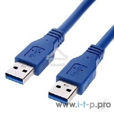 Кабель Gembird/Cablexpert Pro CCP-USB3-AMAM-6, AM/AM, 1.8м, экран, синий
