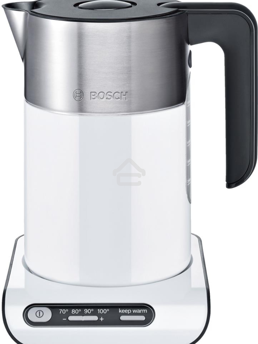 Чайник электрический Bosch TWK8611P 1.5л. 2400Вт белый/серебристый (корпус: нержавеющая сталь)