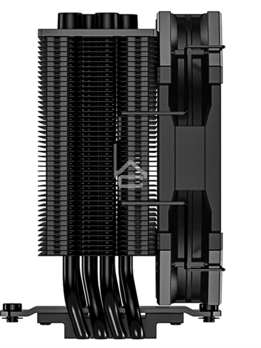 Кулер для процессора ID-COOLING SE-224-XTS MINI черный 120мм алюминий+медь 1600rpm 32db 4-pin 180W 134мм