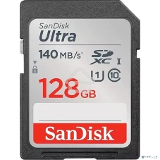 Флеш карта SD 128Gb SanDisk SDXC Class 10 UHS-I Ultra 140Mb/s