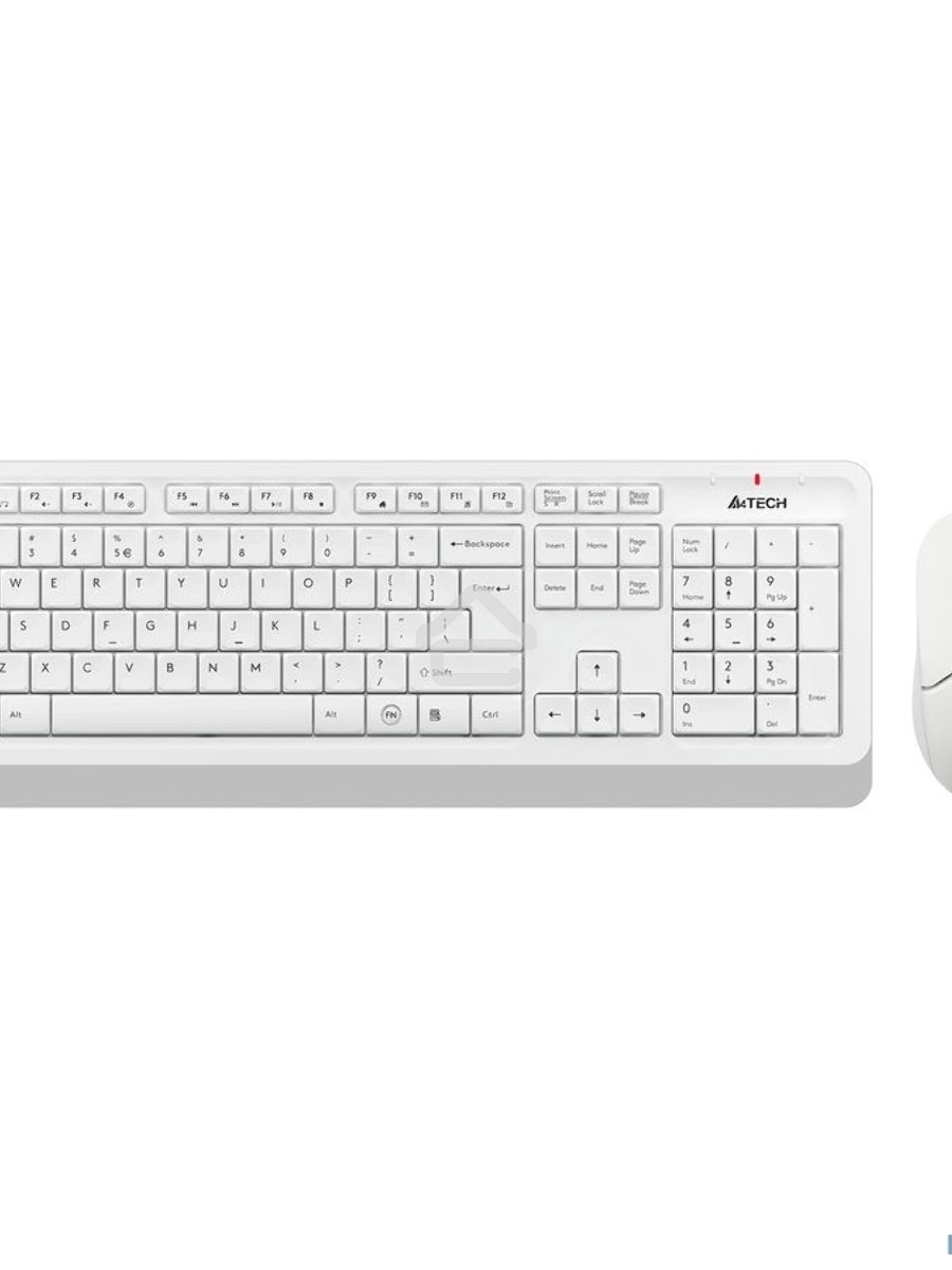 Клавиатура + мышь A4Tech Fstyler FG1012 клав:белый мышь:белый USB беспроводная Multimedia