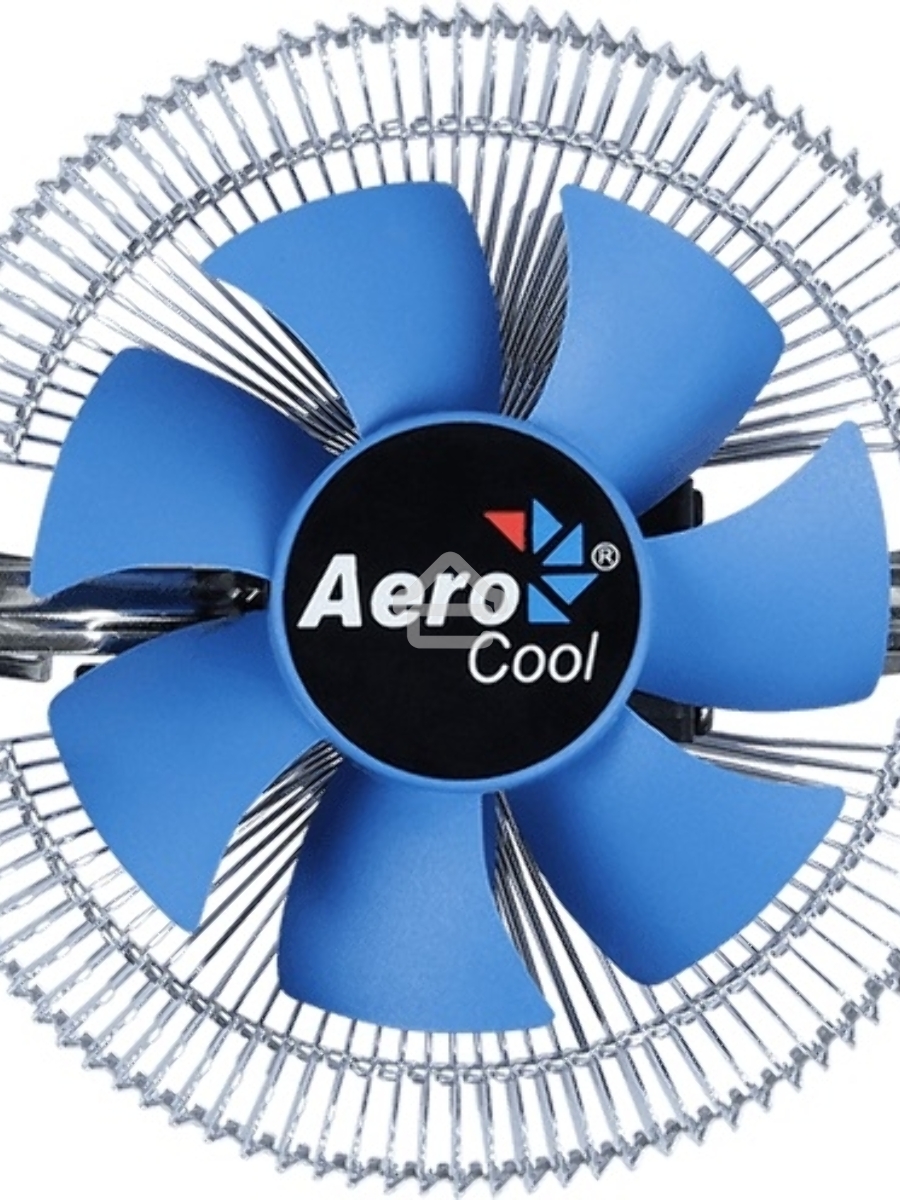 Кулер для процессора AeroCool / Formula Verkho I серебристый, 80 мм, алюминий, 2500 об/мин, 29.7 дБ, 4 pin, 90 Вт, 45 мм