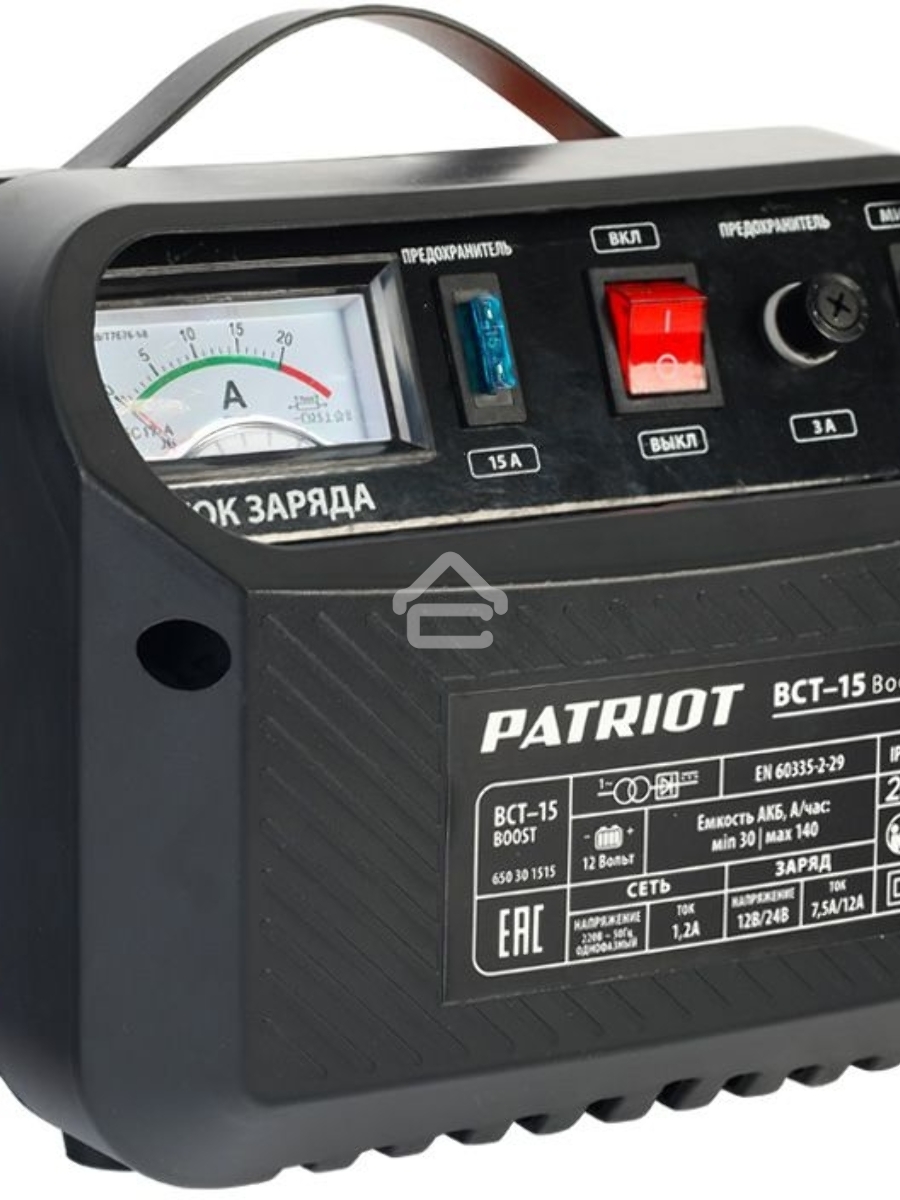 Устройство пуско-зарядное PATRIOT BCT-15 Boost (650301515) 12В
