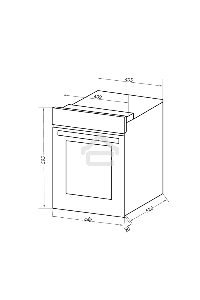 Шкаф духовой электрический Maunfeld EOEC516BG, встраиваемый