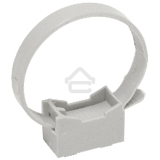 Держатель хомутный для труб со стяжкой d32-63 CFF2 сер. ИЭК CTA10MP-CFF263-K41-100