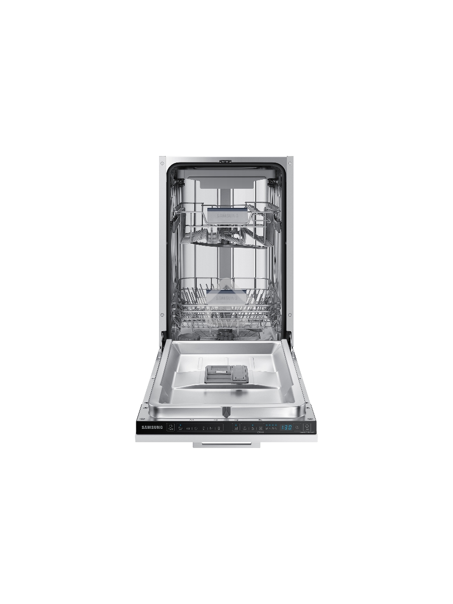Встраиваемая посудомоечная машина Samsung DW50R4050BB/WT, черный, 45 см, 10 компл., 46 дБ, класс A+