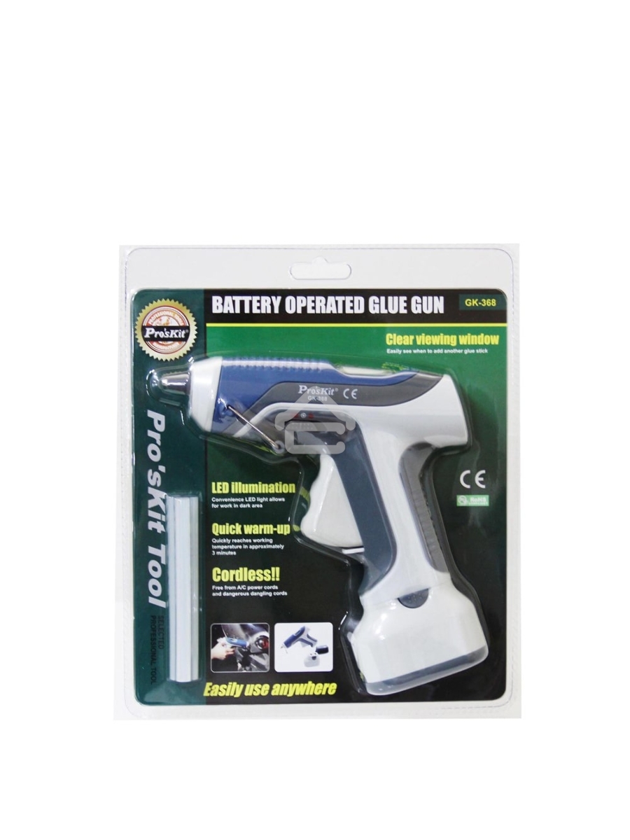 Клеевой пистолет на батарейках Pro'sKit GK-368 7W