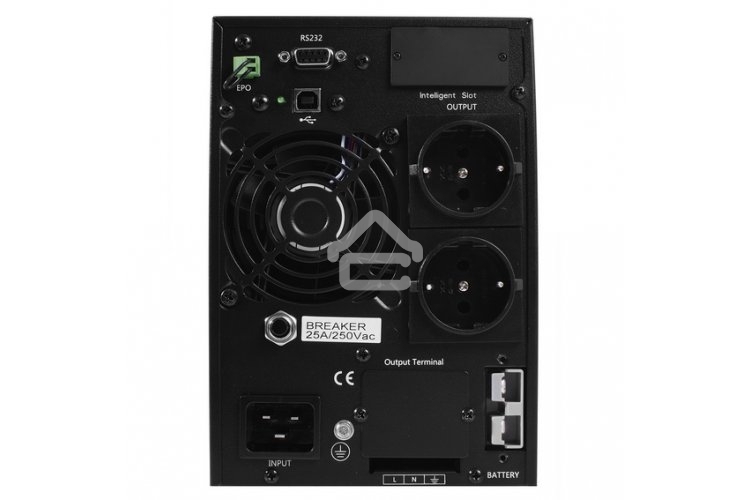 Источник бесперебойного питания Powerman Online 3000 Plus черный external battery pack (not included)(БЕЗ БАТАРЕИ)