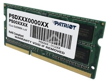 Оперативная память Patriot, DDR4, 16GB (1x16 GB), 2400 MHz, CL17, SO-DIMM