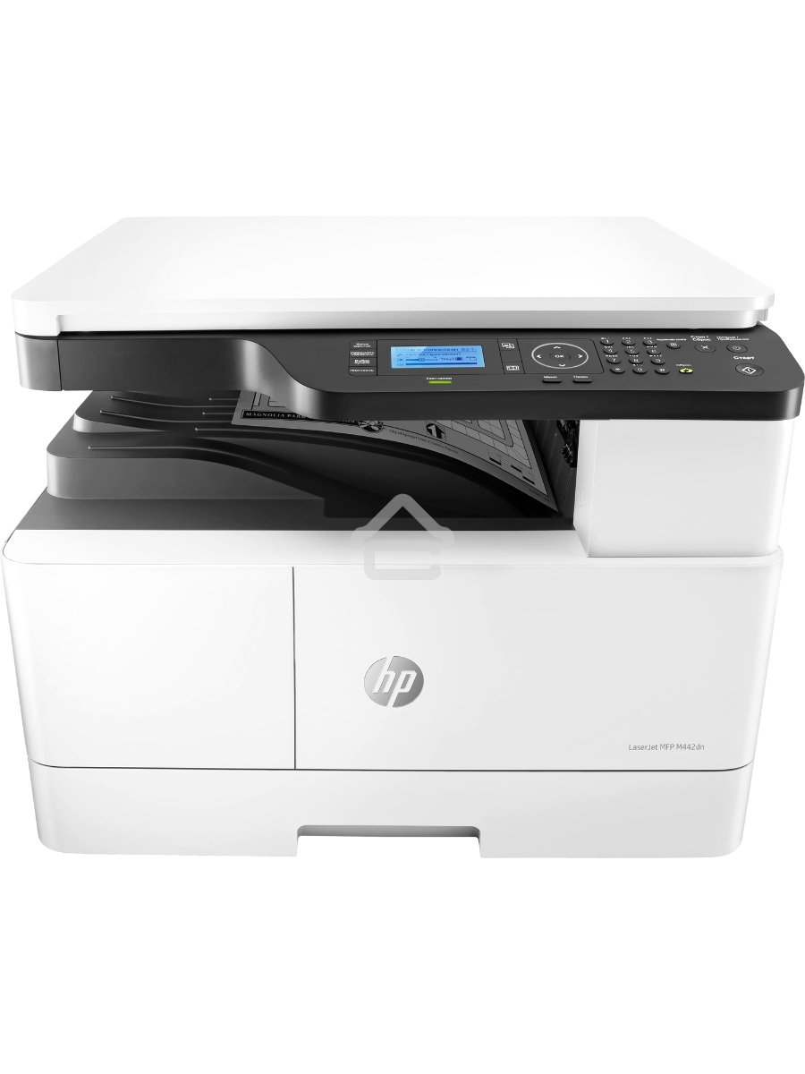 МФУ лазерный HP LaserJet M442dn (8AF71A), A3, ч/б, печ. до 24 стр/мин. (А4) до 13 стр/мин. (А3), 1200 x 1200 dpi (печать) 600x600dpi (скан.), USB, RJ-45