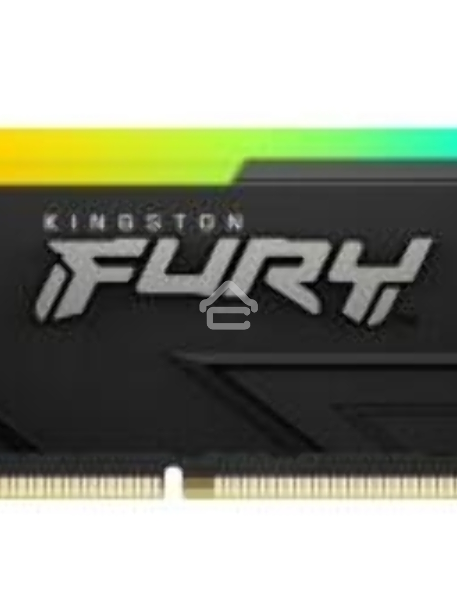Оперативная память Kingston Fury Beast, DDR4, 16GB (2x8GB), 3600MHz, CL17, DIMM, с радиаторами, RGB, черный